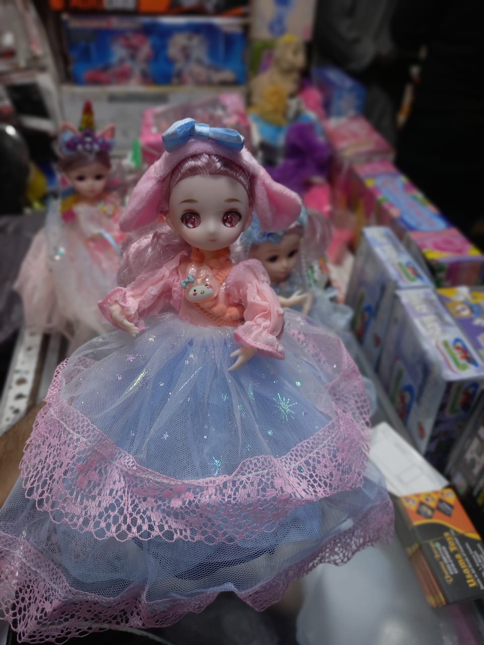 Beautiful dancing and music 360 rotation doll