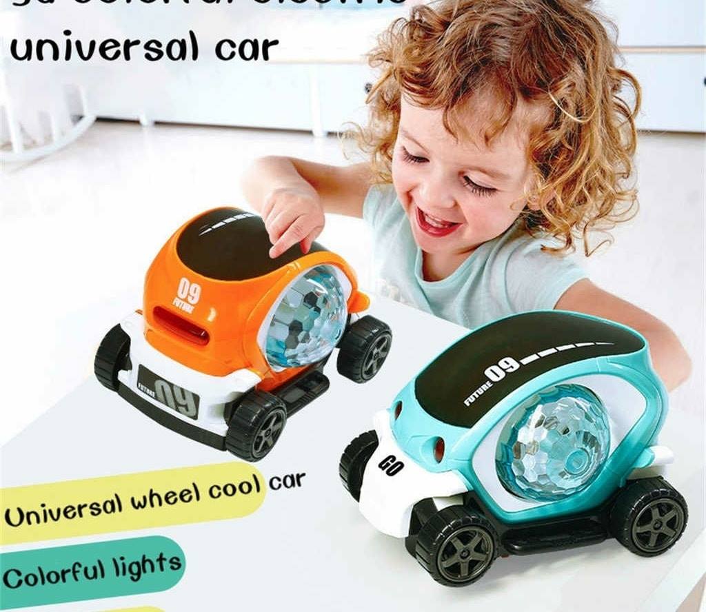 FUTURE 09 TOY CAR BATTERY OPERATED BUMP AND GO CAR, 4D LIGHTS, DANCING TOY FOR KIDS