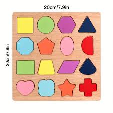 4 IN 1 Wooden Alphabet | Puzzles & Numbers Count Board, Colorful ABC