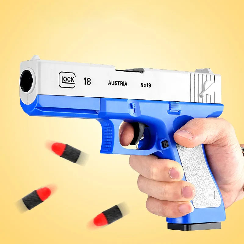 Shell Ejection Soft Bullet Pistol for kids