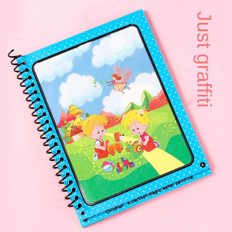 Magic Water Drawing Coloring Book Reusable Mess-Free Kids Art