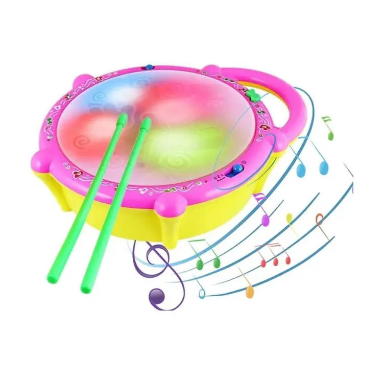 Functional Musical Drum With Flash Lights – funtrixs.pk