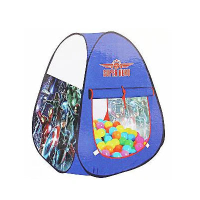 Combo Pack Deal Avengers TENT HOUSE - MULTICOLOUR + SOFT PLASTIC BALLS 50 PCS
