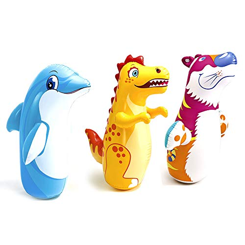 Intex Punching Bag, bouncer, Punching play toy kid, Catoon play, dolphin, tiger, dianasore, Animal toy for kid
