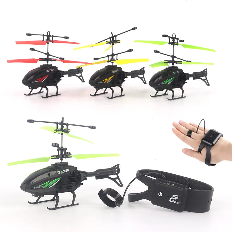Dynamic Helicopter Motion Sensor Aircraft for Kids