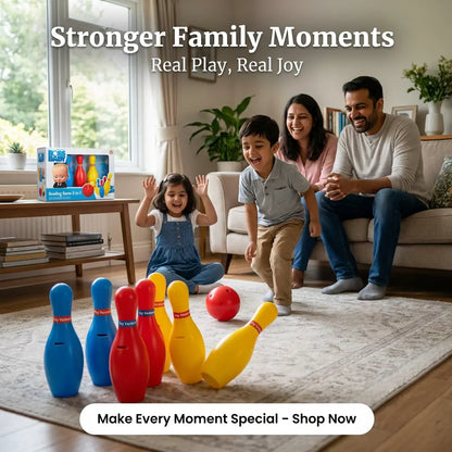 Toyify Baby Bowling 2-in-1 Educational Toy Set