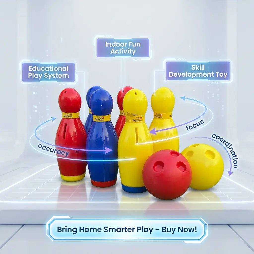 Toyify Baby Bowling 2-in-1 Educational Toy Set