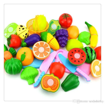 Reliable Kitchen Food Play Toy Cutting Fruit for Kid Children Gift Set