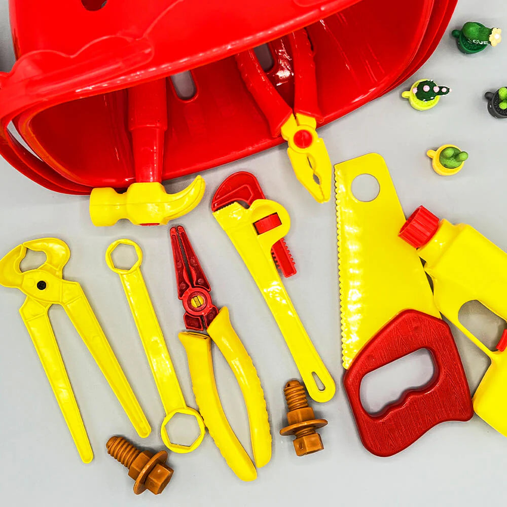 CARPENTER SET Toy  3 Plus Old Kids Plastic Multicolor