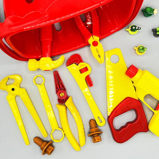 CARPENTER SET Toy  3 Plus Old Kids Plastic Multicolor