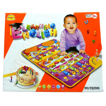 Musical Mat Educational Toy for English Letters & Words, ABC Learning and Sound Book, Interaction Learning Touch Play Game For Kids