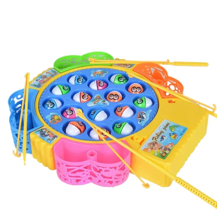 Fishing game with rotating board & music 15 fishes available