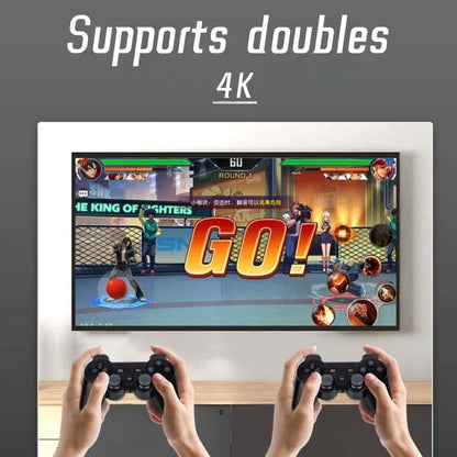 KT 4K Retro Video Game Console Stick 64GB Dual Controllers