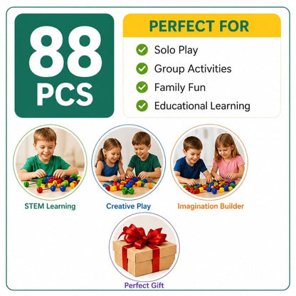 3D Tent Series Building Blocks Set for Kids| Build and Play Tent| DIY Castle & Doll House Construction Kit | Indoor Outdoor Play Tent Toy | Foldable Polyester |Play Set for Boys & Girls (4–8 Years)