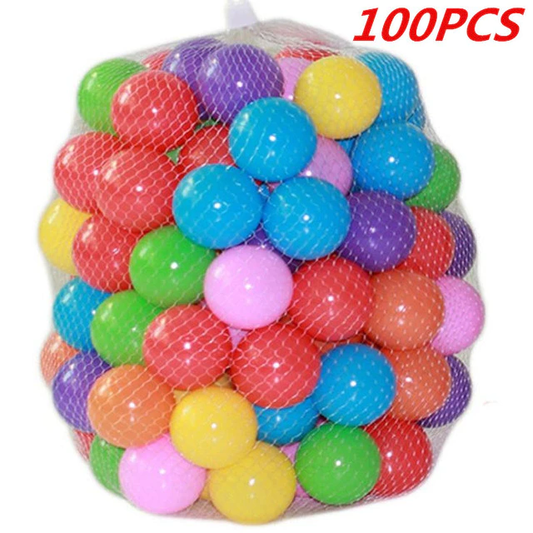 Pack Of 100 Soft Plastic Tent Balls