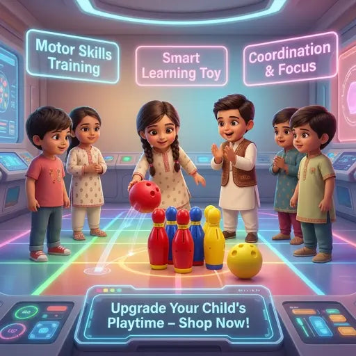 Toyify Baby Bowling 2-in-1 Educational Toy Set