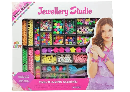 DIY Loom Bands Kit All Accessories Hooks Beads Blocks Chain for Kids Beads Set
