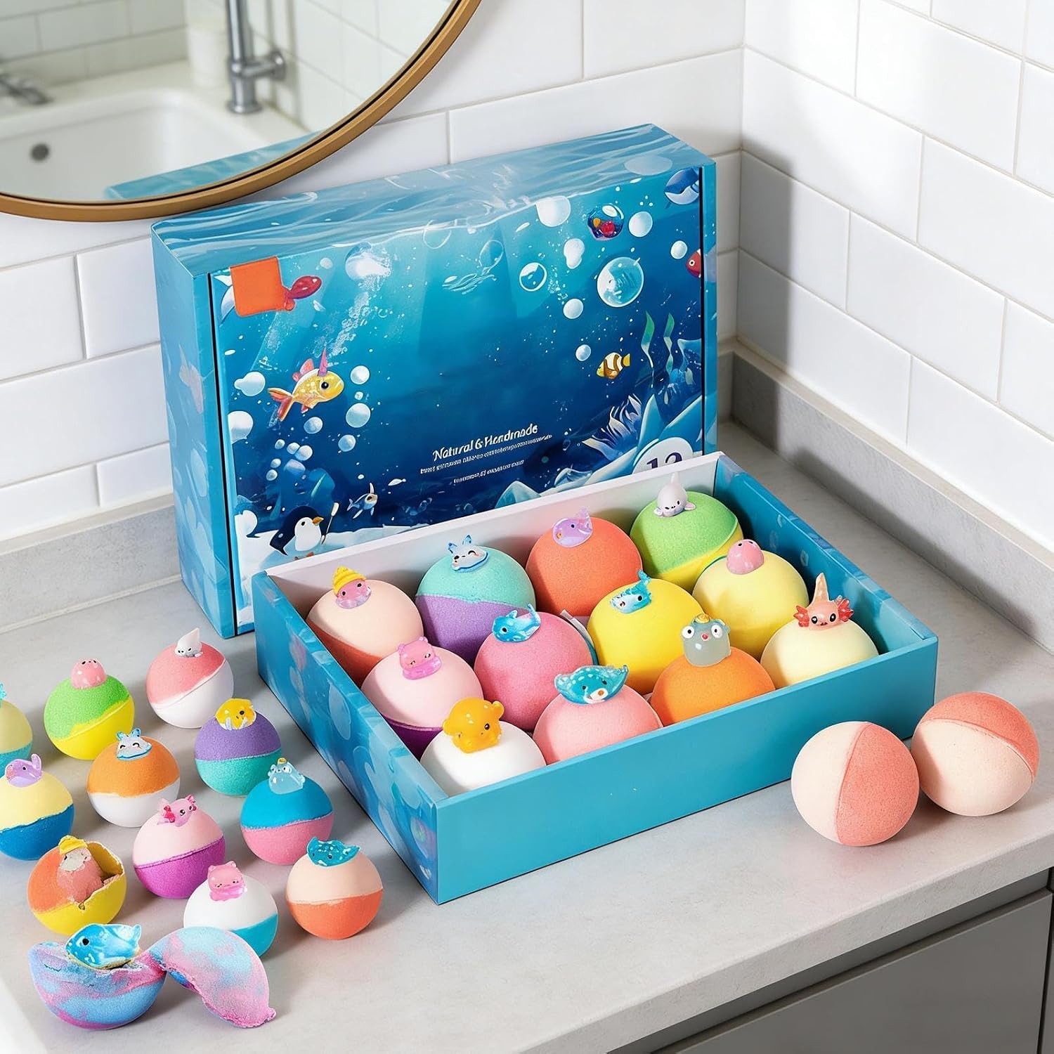 AT Kindergarten Bath Bombs with Surprise Toys