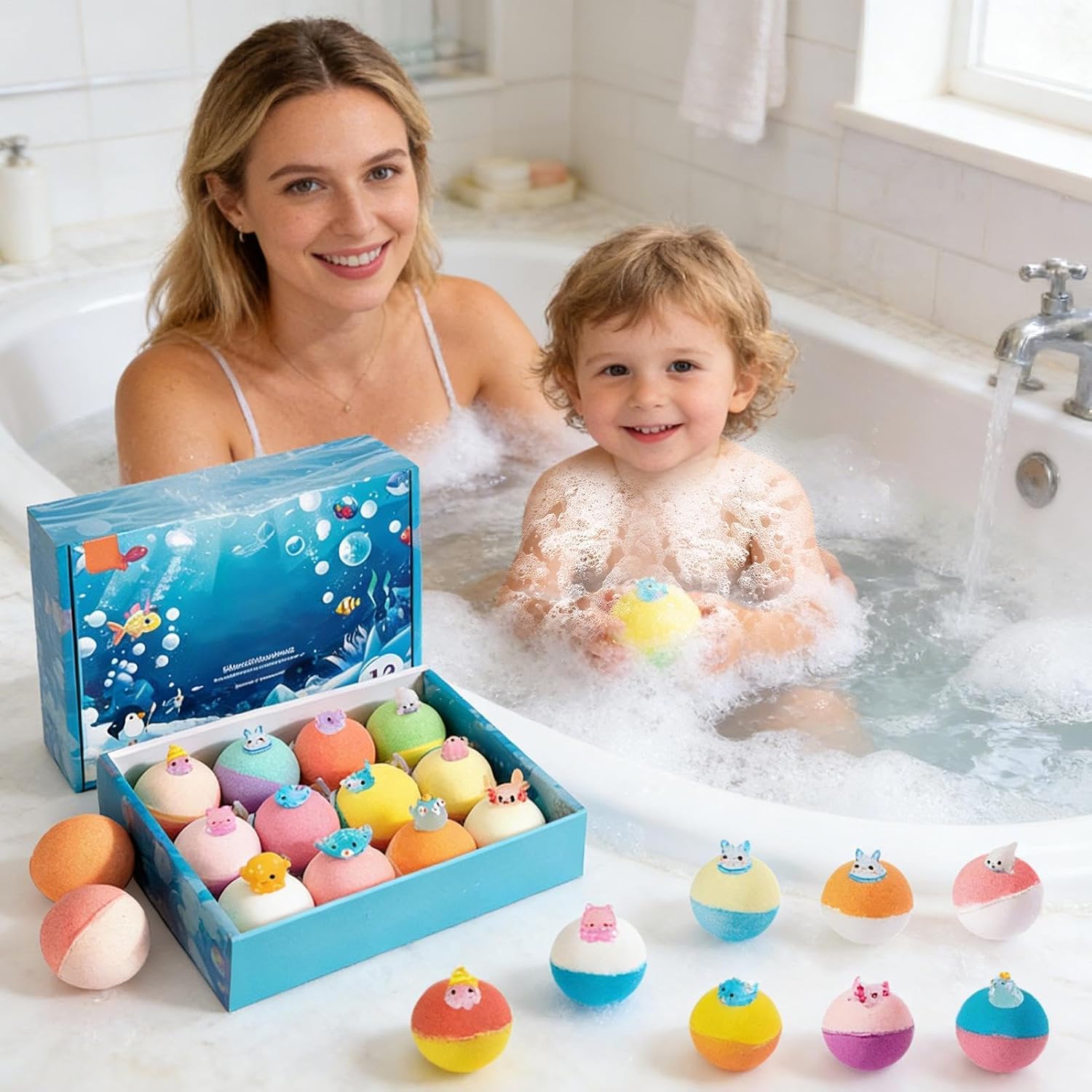 AT Kindergarten Bath Bombs with Surprise Toys
