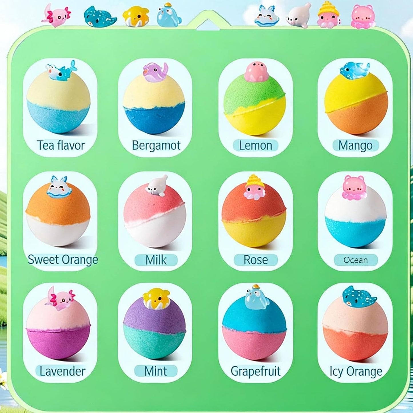 AT Kindergarten Bath Bombs with Surprise Toys