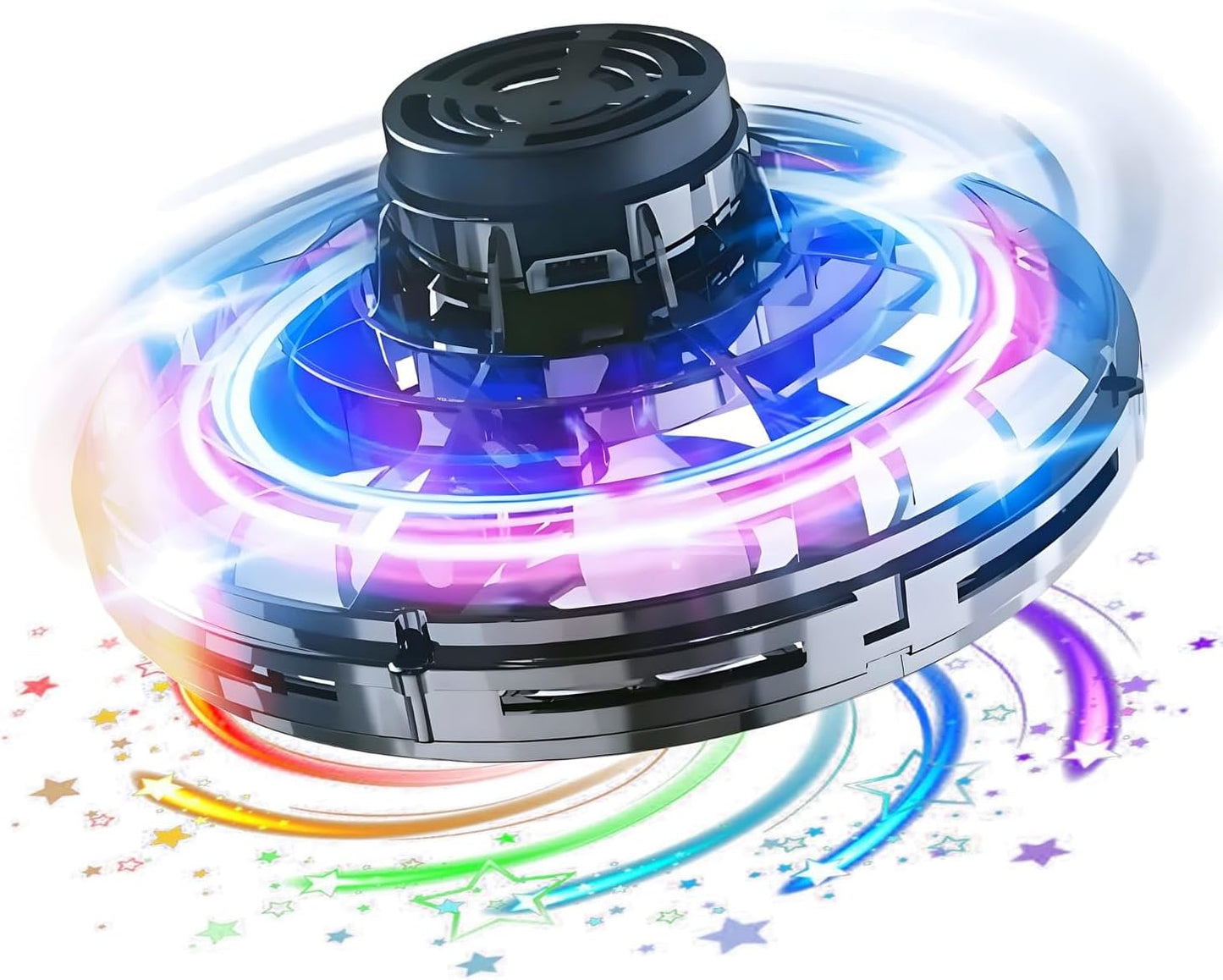 Fidget Spinner Flying Toys, Mini Fly UFO Hand Controlled Boomerang Drone, 3+