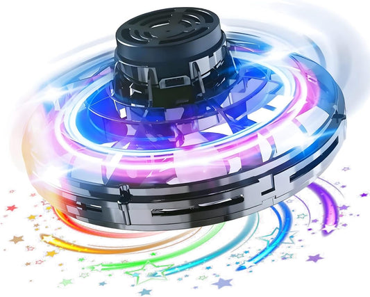 Fidget Spinner Flying Toys, Mini Fly UFO Hand Controlled Boomerang Drone, 3+