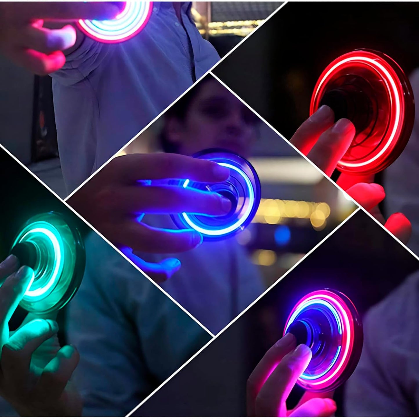 Fidget Spinner Flying Toys, Mini Fly UFO Hand Controlled Boomerang Drone, 3+