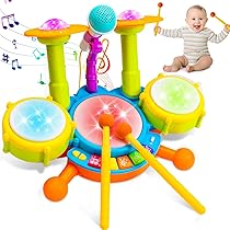 New Arrival Electronics Piano Drums Toys Set Rattle Drum Set Kids Musical Instruments Toys