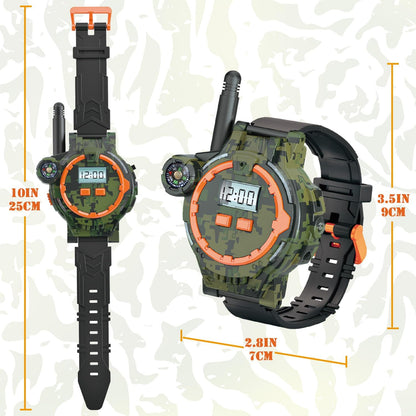 Rechargeable Walkie Talkie Watches for Kids Two-Way Radio