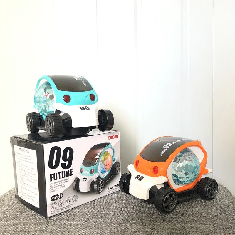 FUTURE 09 TOY CAR BATTERY OPERATED BUMP AND GO CAR, 4D LIGHTS, DANCING TOY FOR KIDS