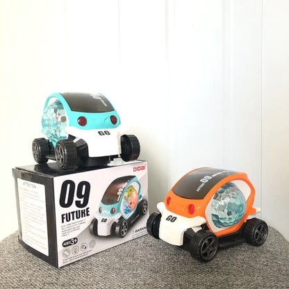 FUTURE 09 TOY CAR BATTERY OPERATED BUMP AND GO CAR, 4D LIGHTS, DANCING TOY FOR KIDS