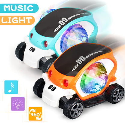 FUTURE 09 TOY CAR BATTERY OPERATED BUMP AND GO CAR, 4D LIGHTS, DANCING TOY FOR KIDS