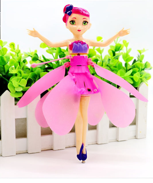 Flying Fairy Princess Doll With Hand Sensor Control And Led Ligh