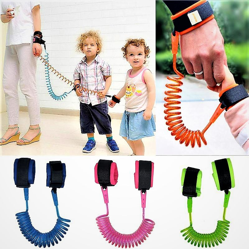 Baby Child Anti Lost Wrist Link Safety Harness Strap Rope Leash Walking Hand Belt Band Wristband For Toddlers, Kids