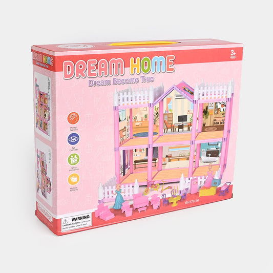 Dream Villa DIY Doll House Construction Set 145 Pieces
