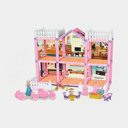 Dream Villa DIY Doll House Construction Set 145 Pieces