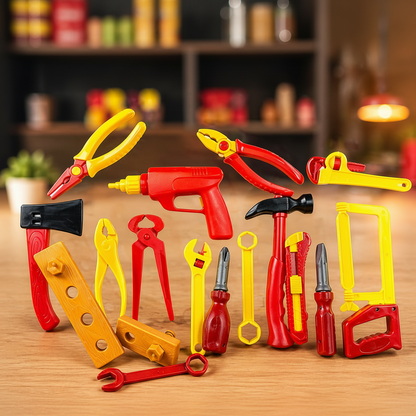 Toynix Construction Tool Set for Kids Pretend Play DIY Kit