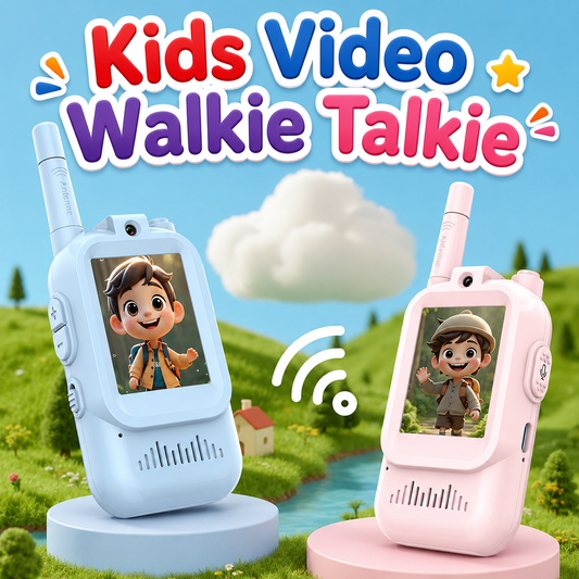 Toynix K300 2-Piece Rechargeable Kids Video Walkie Talkie Set