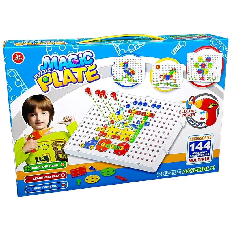 Toynix Creative Drilling Toy Set 144 Pcs Educational Playset