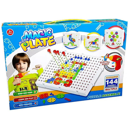 Toynix Creative Drilling Toy Set 144 Pcs Educational Playset