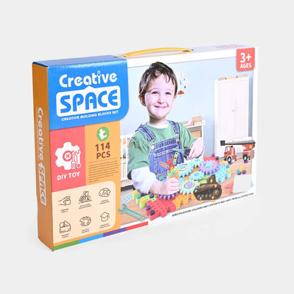 DIY Blocks and Puzzle Set for Kids 114 pcs