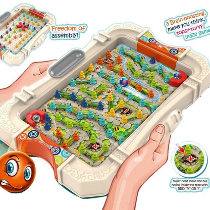 Hot Selling STEM Educational Logic Training Game Desktop Maze Puzzle Board Game Toy for Kids