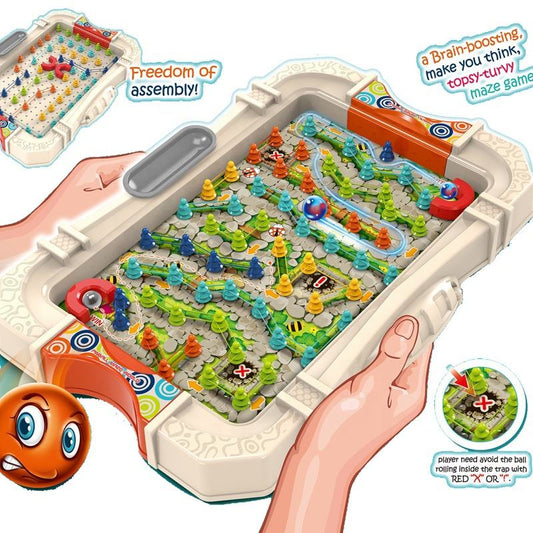 Hot Selling STEM Educational Logic Training Game Desktop Maze Puzzle Board Game Toy for Kids