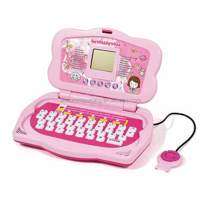 Reasonable Educational Learning Laptop with Mouse Pink