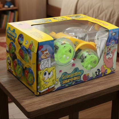Spongebob Squarepants Remote Control Stunt Car 3D Lights USB