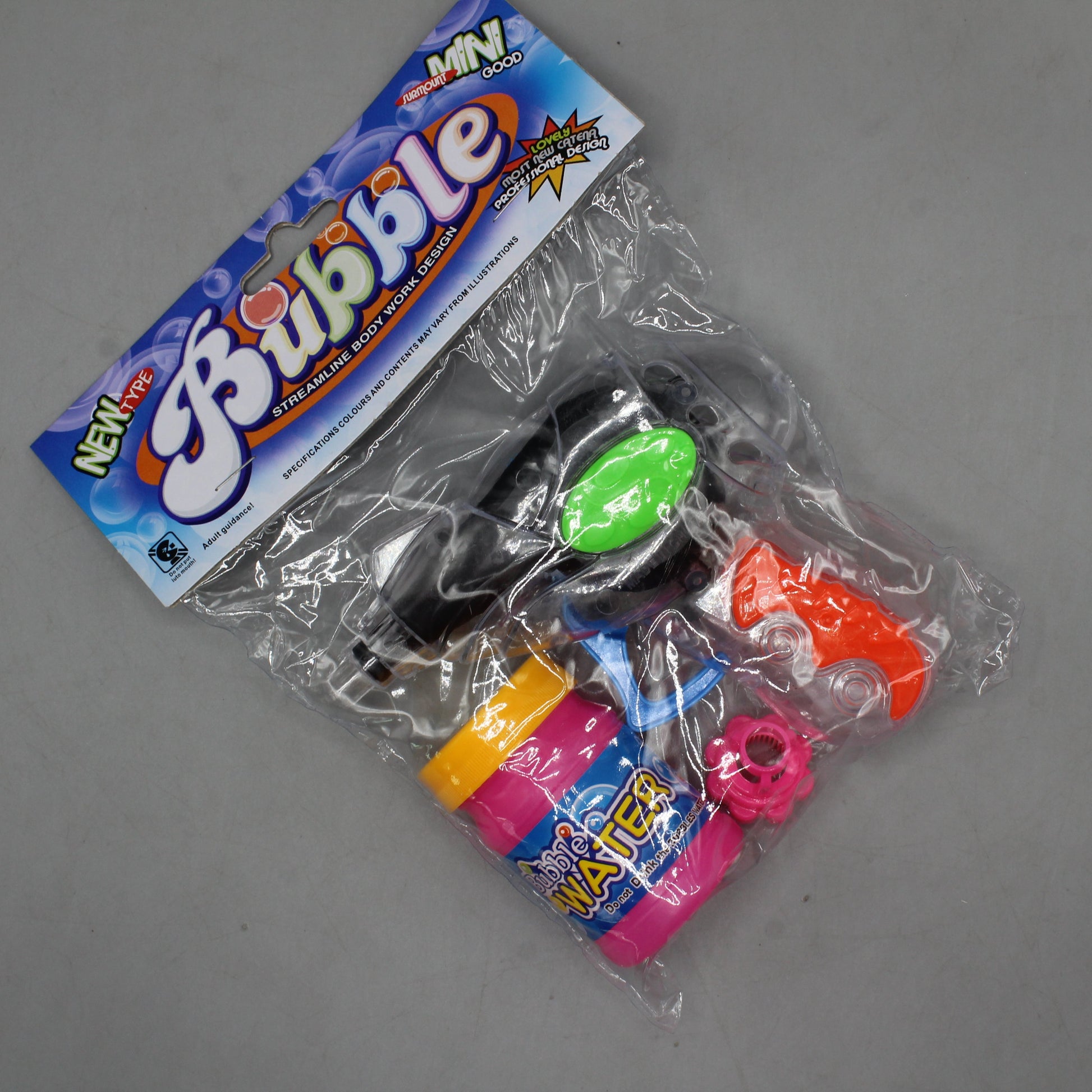 New Arrival Mini Bubble Gun for Kids 4-inch