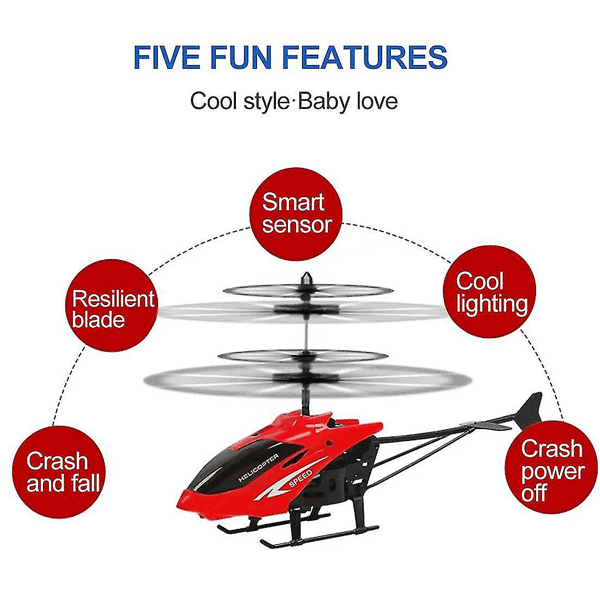UIT Hand Control Helicopter Toy with Infrared Induction Gyro