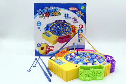 Fishing game with rotating board & music 15 fishes available