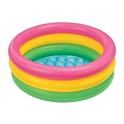 INTEX Sunset Glow Baby Pool ( 24” x 8.5″ )  ( 61cm x 22cm ) Inflated for 1 Baby