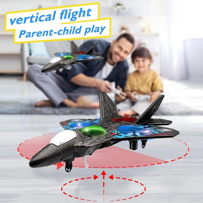 RC Plane Drone Jet Fighter 2.4GHz Quadcopter With 6-Axis Gyro 3D Flip